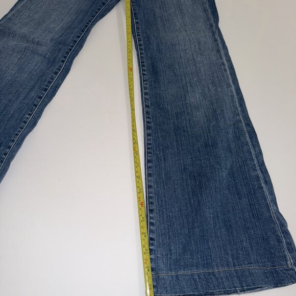 Paper Denim & Cloth Jeans Jayne Medium Rise Wide Leg Medium Wash Size 8 29" - Picture 6 of 14